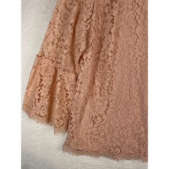 JM Collection Woman size 1X Long Sleeve Blouse, Beautiful overlay!! - Picture 3 of 9